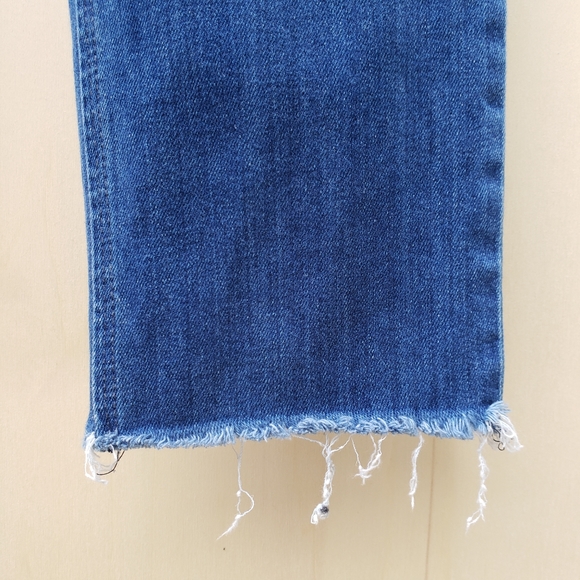 DL1961 Angle Mid Rise Skinny Ankle Frayed Edge Jeans - Size 29 - Picture 9 of 14